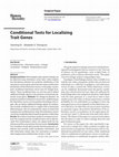 Research paper thumbnail of Conditional Tests for Localizing Trait Genes