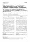 Research paper thumbnail of The Comparison of the Strabismus Cases Who Underwent Conventional Recession Surgery with the Cases Who Underwent Hang-Back Recession