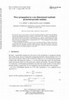 Research paper thumbnail of Wave propagation in a one-dimensional randomly perturbed periodic medium