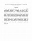 Research paper thumbnail of Does Green Entrepreneurial Intention Persuade an Individual to Contribute to the Sustainable Green Economy