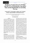 Research paper thumbnail of Bioefficacy of various doses of 2, 4-D Ethyl ester 80% EC on Weed growth, Crop yield of Maize and the Residual effect on succeeding Pea crop