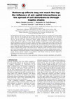 Research paper thumbnail of Bottom-up effects may not reach the top: the influence of ant–aphid interactions on the spread of soil disturbances through trophic chains