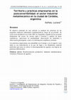 Research paper thumbnail of Territorio y prácticas empresarias en la postconvertibilidad: el sector industrial metalmecánico en la ciudad de Córdoba, Argentina