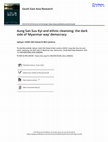 Research paper thumbnail of Aung San Suu Kyi; Rohingya; ethnic cleansing; genocide; dark side of democracy; Myanmar