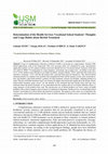 Research paper thumbnail of Determination of the Health Services Vocational School Students’ Thoughts and Usage Habits about Herbal Treatment