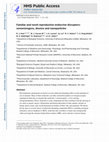 Research paper thumbnail of Familiar and novel reproductive endocrine disruptors: xenoestrogens, dioxins and nanoparticles