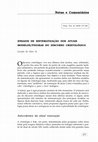 Research paper thumbnail of Ensaios De Sistematização Dos Atuais Modelos/Figuras Do Discurso Cristológico