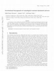 Research paper thumbnail of Gravitational baryogenesis of cosmological constant dominated universe