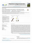 Research paper thumbnail of Factors influencing bat road casualties in a Neotropical savanna