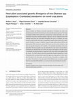 Research paper thumbnail of Host‐plant associated genetic divergence of two Diatraea spp. (Lepidoptera: Crambidae) stemborers on novel crop plants