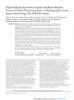 Research paper thumbnail of High Kellgren-Lawrence Grade and Bone Marrow Lesions Predict Worsening Rates of Radiographic Joint Space Narrowing; The SEKOIA Study