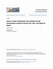 Research paper thumbnail of Calcium Tartrate Tetrahydrate Preconsolidation of Salt-Contaminated Limestone at Mission San José Y San Miguel De Aguayo