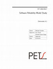 Research paper thumbnail of Software Reliability Model Study