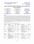 Research paper thumbnail of Improved Photovoltaic Panel Performance Using a Cylindrical Pin Fins as a Heat Sink