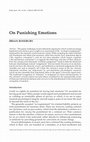 Research paper thumbnail of On Punishing Emotions