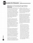 Research paper thumbnail of Reflections on Connecting through Outdoor Adventure