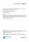 Research paper thumbnail of Health care service for families with children at early risk of developmental delay: an All Our Families cohort study