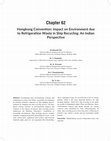 Research paper thumbnail of Hongkong Convention: Impact on Environment due to Refrigeration Waste in Ship Recycling: An Indian Perspective