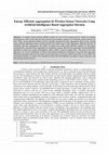 Research paper thumbnail of Energy Efficient Aggregation In Wireless Sensor Networks Using Artificial Intelligence Based Aggregator Election