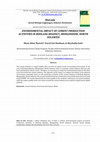 Research paper thumbnail of Environmental Impact of Cement Production Activities in Boolang Regency, Mongondow, North Sulawesi