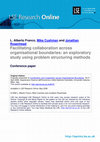 Research paper thumbnail of Originally presented at Coordination and Cooperation across Organisational Boundaries, 20-21