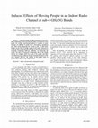 Research paper thumbnail of Induced Effects of Moving People in an Indoor Radio Channel at sub-6 GHz 5G Bands