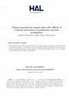 Research paper thumbnail of Charge separation in organic solar cells: Effects of Coulomb interaction, recombination and hole propagation