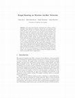 Research paper thumbnail of Frugal Routing on Wireless Ad-Hoc Networks