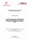 Research paper thumbnail of La formación inicial del profesorado en Chile y su alineamiento con el Objetivo de Desarrollo Sostenible 4 Educación 2030