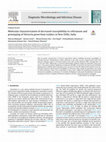 Research paper thumbnail of Molecular characterization of decreased susceptibility to ceftriaxone and genotyping of Neisseria gonorrheae isolates in New Delhi, India