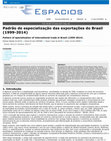 Research paper thumbnail of Padrão de especialização das exportações do Brasil (1999-2014)