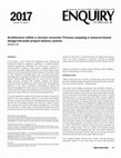 Research paper thumbnail of Architecture within a circular economy: Process mapping a resource-based design-bid-build project delivery system