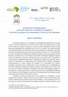 Research paper thumbnail of 4 ème colloque d'ISOLA : Paris, France du 4 au 8 juillet 2023 HUMAINS ET NON-HUMAINS DANS LES ARTS DE LA PAROLE EN AFRIQUE Narrativités et poétiques environnementales à l'aube de la crise climatique Appel à contributions