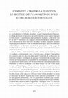 Research paper thumbnail of Maria Mateoniu, L"identité à travers la tradition. Le récit des deux localités de Boian entre réalité et virtualité