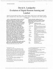 Research paper thumbnail of David A. Landgrebe: Evolution of Digital Remote Sensing and Landsat