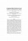 Research paper thumbnail of A comparative study of cloud services use by prospective IT professionals in five countries