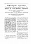 Research paper thumbnail of The Measurement of Information and Communication Technology Literacy: A Case Study of the Village Officials in Purbalingga