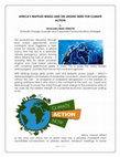 Research paper thumbnail of Climate Action Africa Onoruoiza Mark O