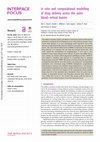 Research paper thumbnail of In vitro and computational modelling of drug delivery across the outer blood–retinal barrier