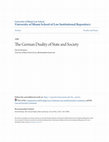 Research paper thumbnail of German Duality of State and Society, The