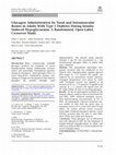 Research paper thumbnail of Glucagon Administration by Nasal and Intramuscular Routes in Adults With Type 1 Diabetes During Insulin-Induced Hypoglycaemia: A Randomised, Open-Label, Crossover Study