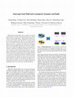 Research paper thumbnail of Semi-supervised Multi-task Learning for Semantics and Depth