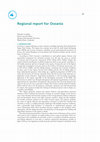 Research paper thumbnail of Regional Report for Oceania