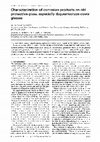 Research paper thumbnail of Characterization of corrosion products on old protective glass, especially daguerreotype cover glasses