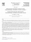 Research paper thumbnail of Adénocarcinomes pancréatiques localement évolués. Chimioradiothérapie, réévaluation et résection secondaire ?