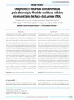 Research paper thumbnail of Diagnóstico de áreas contaminadas pela disposição final de resíduos sólidos no município de Paço do Lumiar (MA)