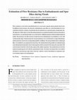 Research paper thumbnail of Estimation of Flow Resistance Due to Embankments and Spur Dikes during Floods