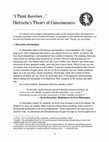 Research paper thumbnail of "I Think Therefore...": Nietzsche's Theory of Consciousness