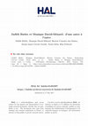 Research paper thumbnail of Judith Butler et Monique David-Ménard : d’une autre à l’autre