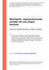 Research paper thumbnail of Metrópolis: Representaciones Sociales De Una Utopía Fascista